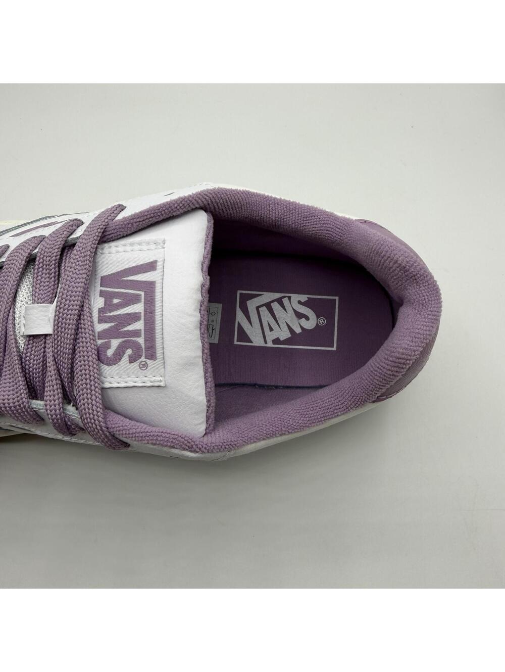 VANS Upland Vintage Leather Purple White VN000D1HPRP Women's Size 9.5 - Picture 14 of 14